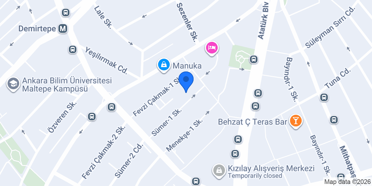Ankara Matematik Özel Ders konumu