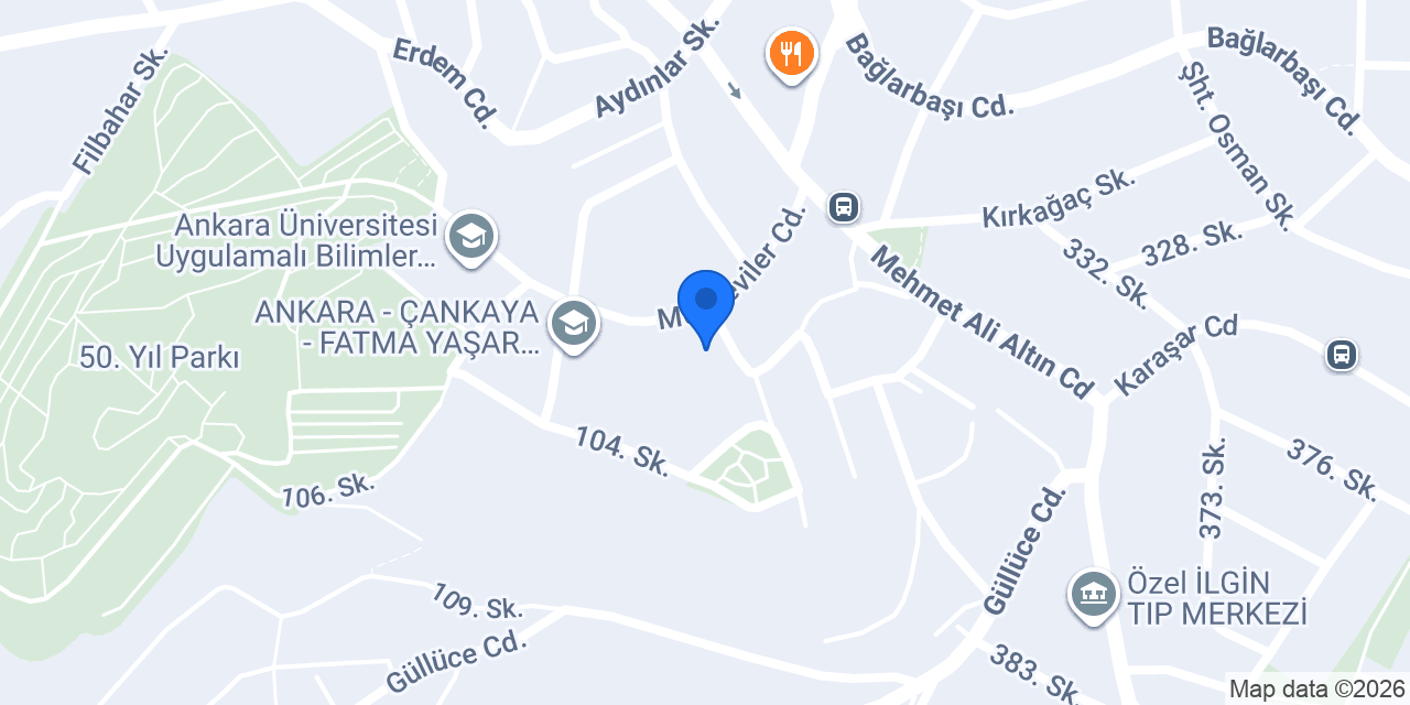 Ankara Yüksel Elektrik - Elektronik konumu