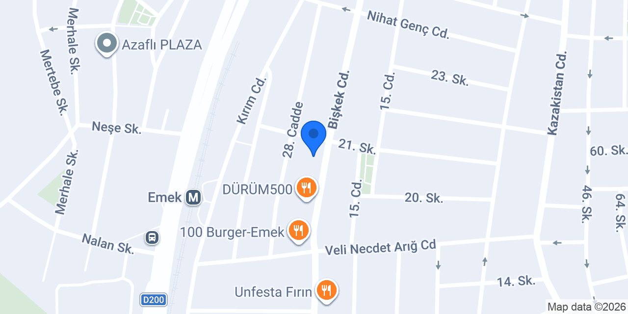 Archirenk Tasarım konumu