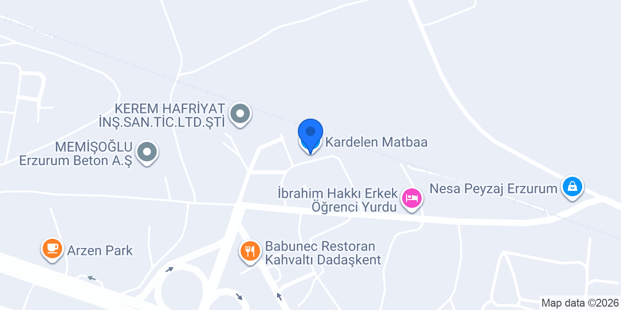 Kardelen Matbaa konumu