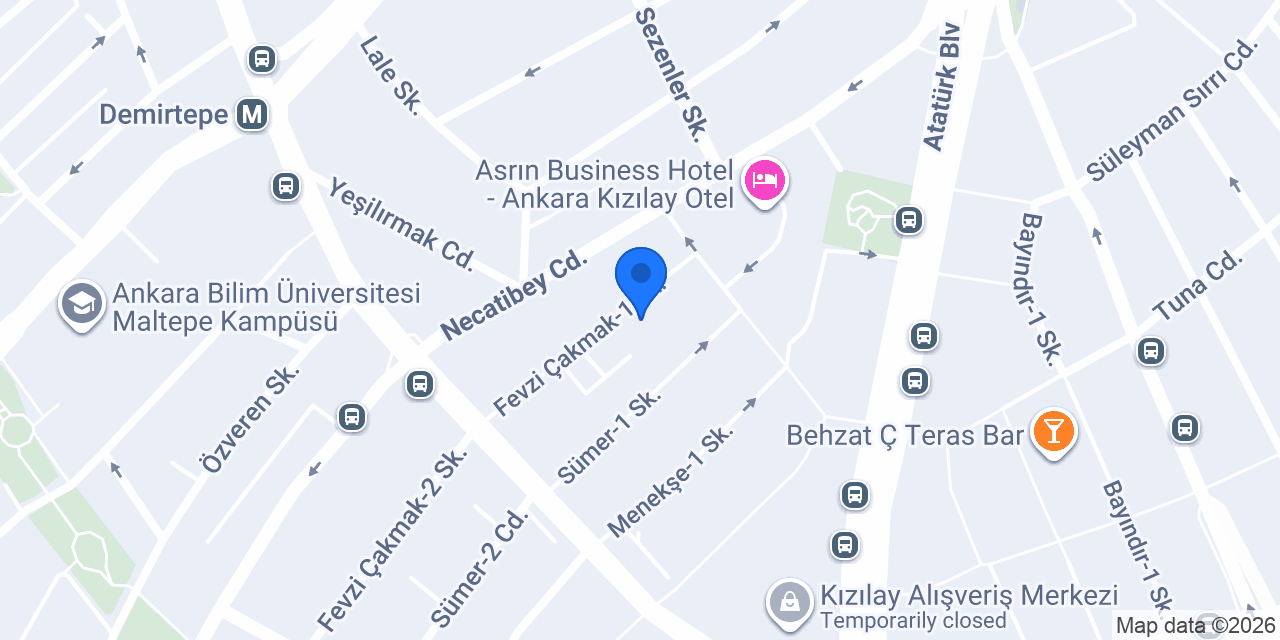 Kocabey Hukuk Bürosu konumu