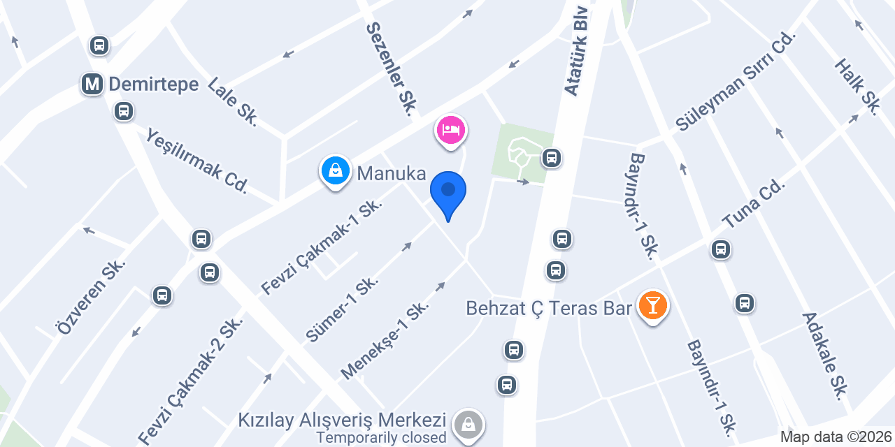 AnkarAntik SAAT Alan Yerler konumu