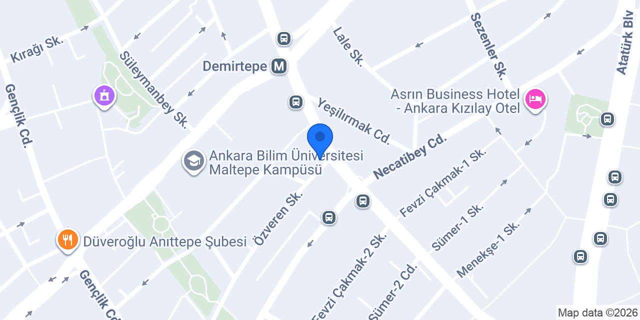 Ankara Masaj konumu