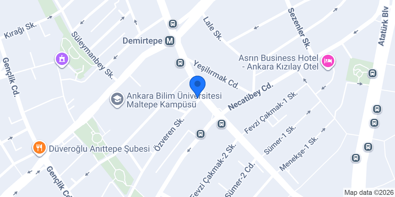 Özverenyaşam Taksi konumu