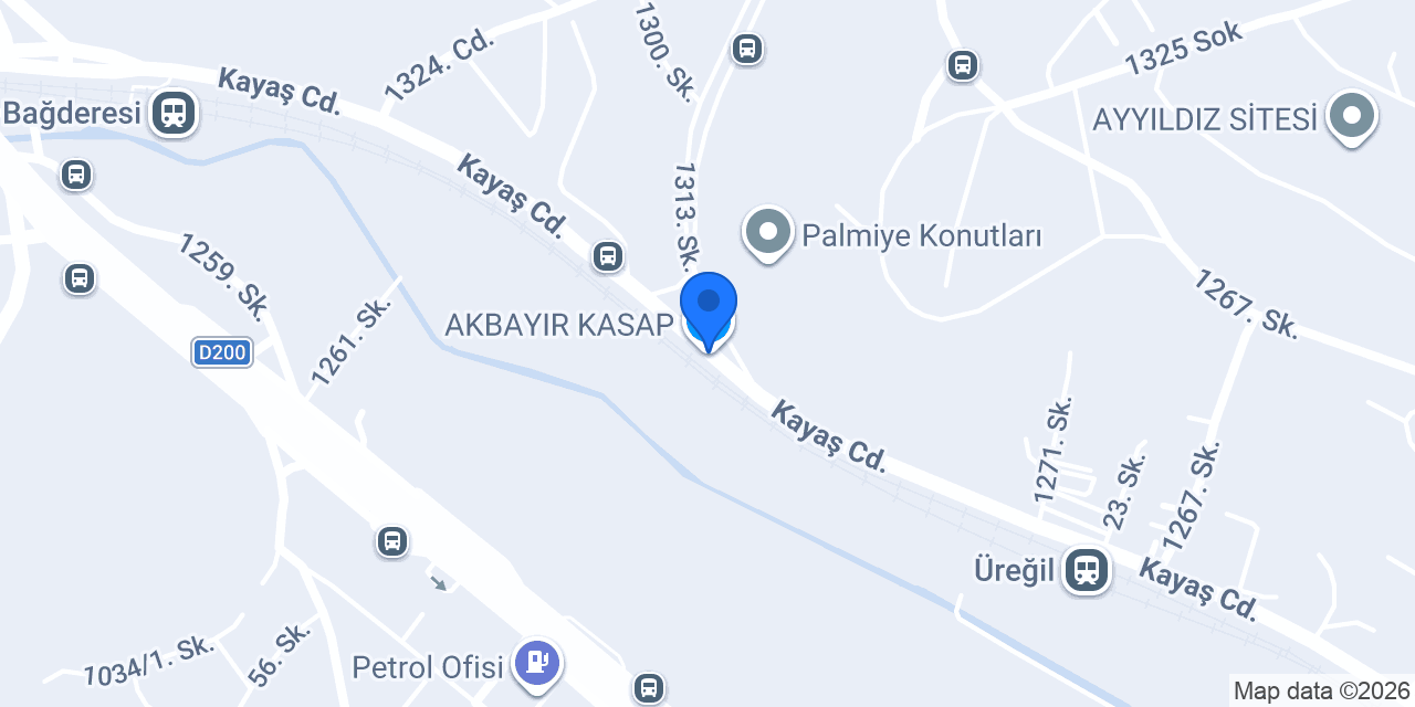 AKBAYIR KASAP konumu