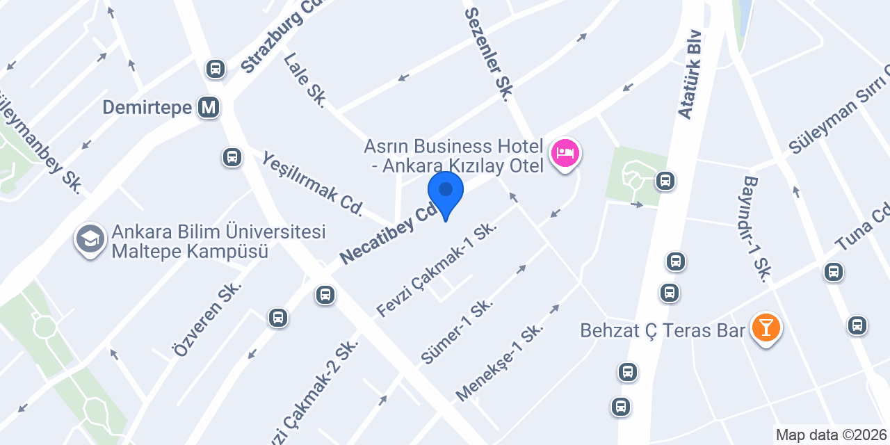 KARACA AVUKATLIK BÜROSU konumu