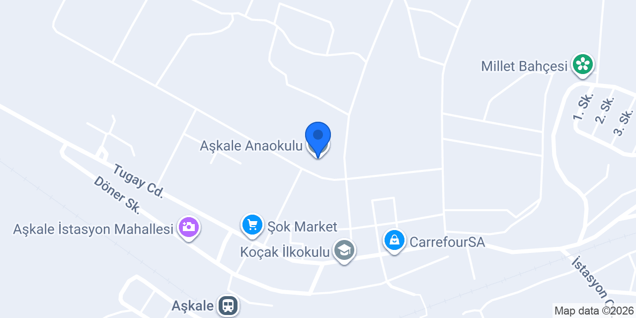 Aşkale Anaokulu konumu