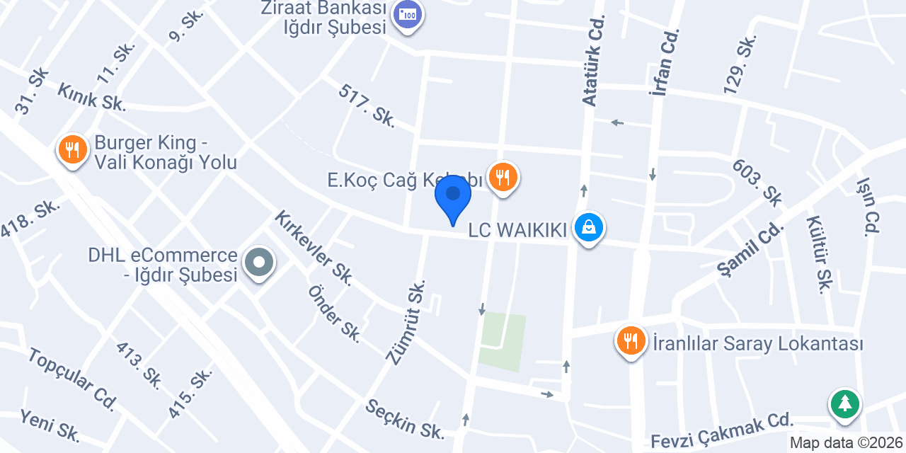 Kuafor Erdi konumu