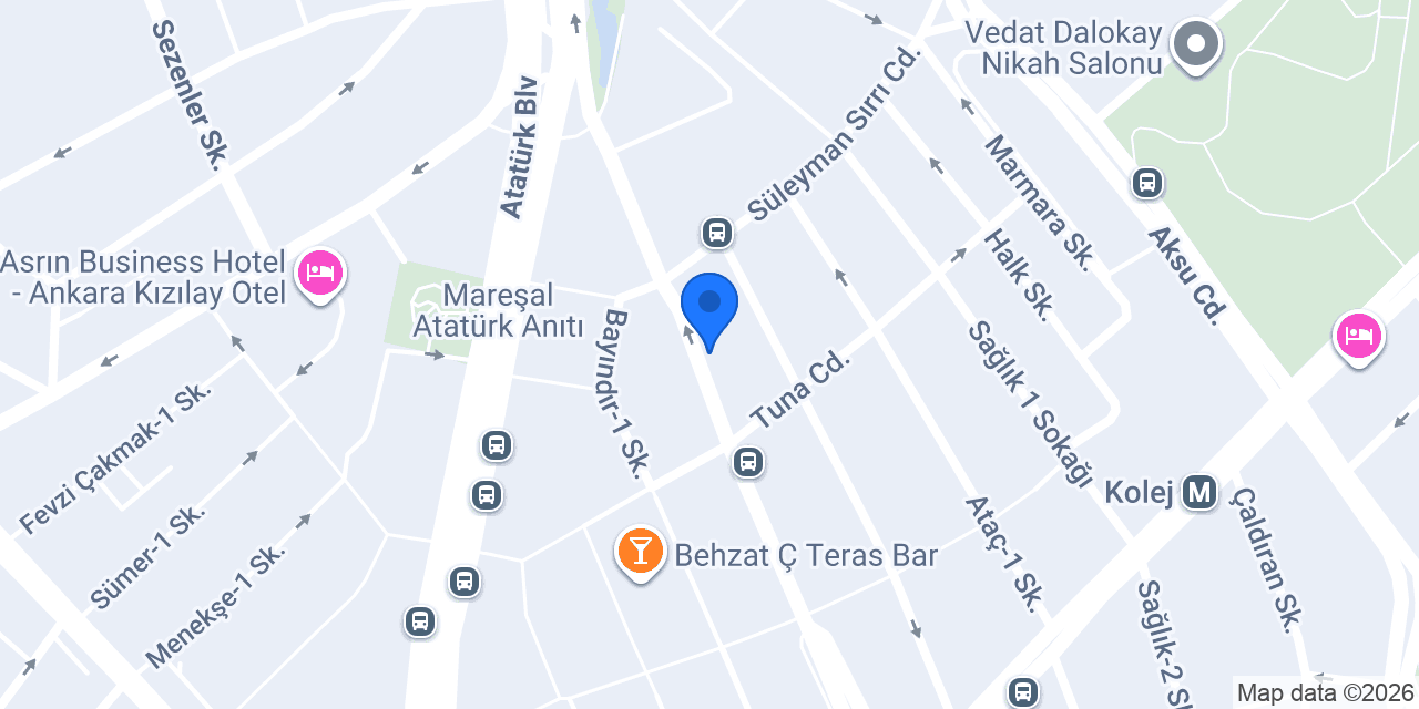 Ce-Ses İşitme Merkezi konumu