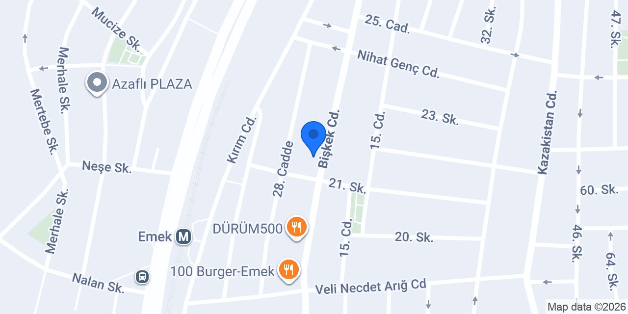 Aras Kargo Emek Şubesi konumu
