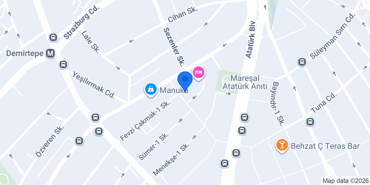Evshop Çankaya konumu