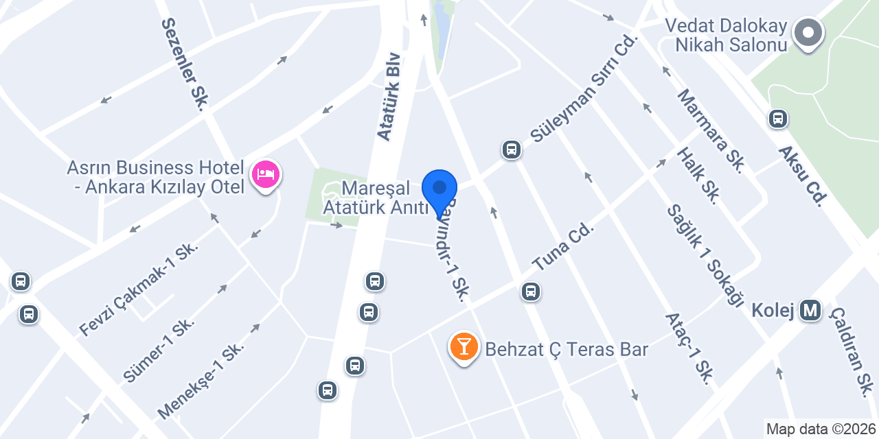 Kaçmaz Kırtasiye Kitabevi konumu