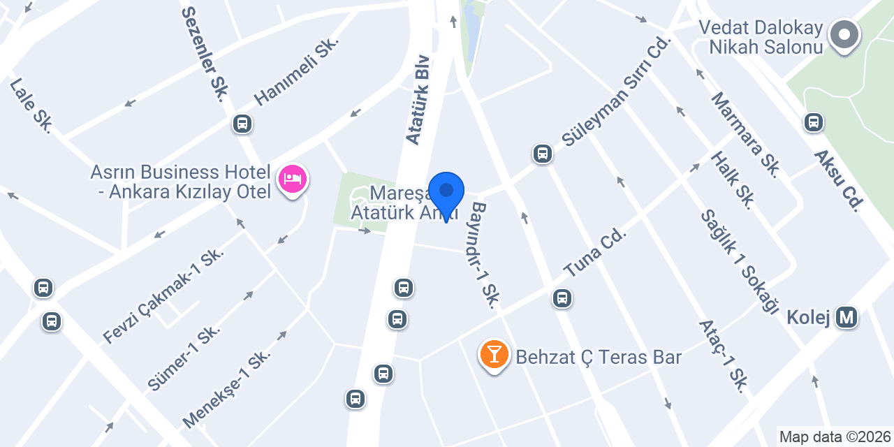 Güler Kitabevi konumu