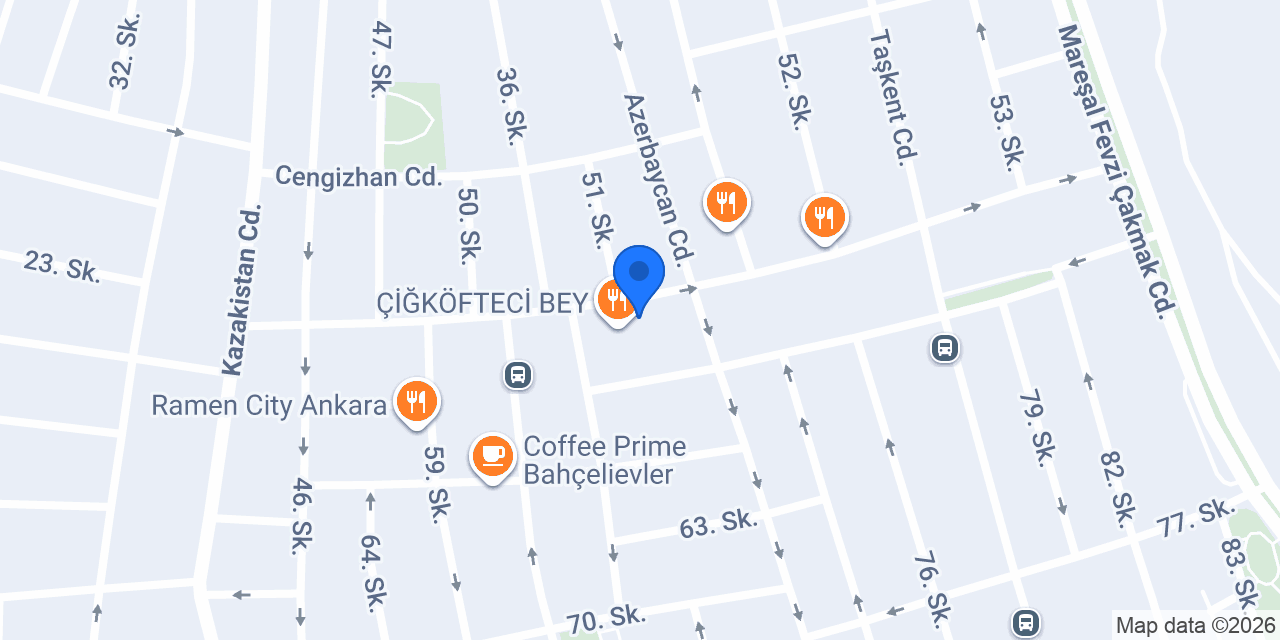 Kaymaklava Bahçelievler konumu