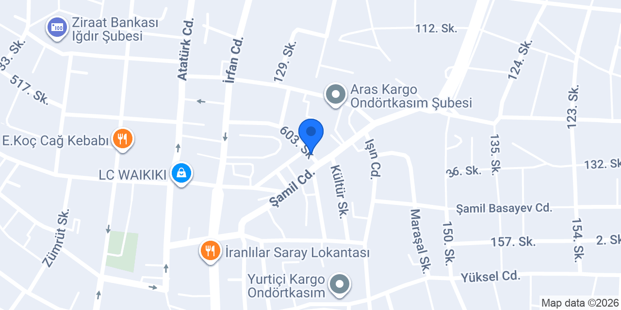 Spot Dünyası Iğdır konumu