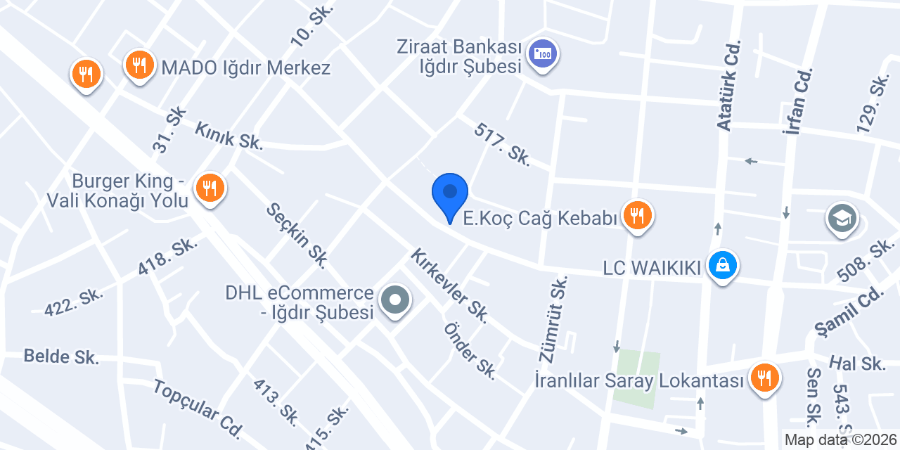 Yusuf Rent A Car konumu