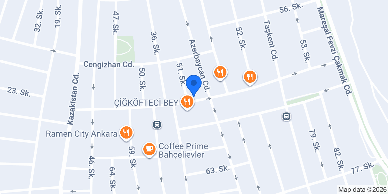 Cadde Terzisi konumu
