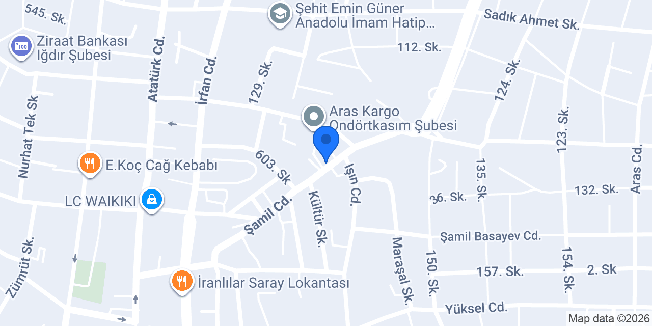 IĞDIR 3. NOTERLİĞİ konumu