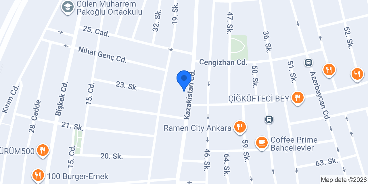 Böwe Kuru Temizleme konumu