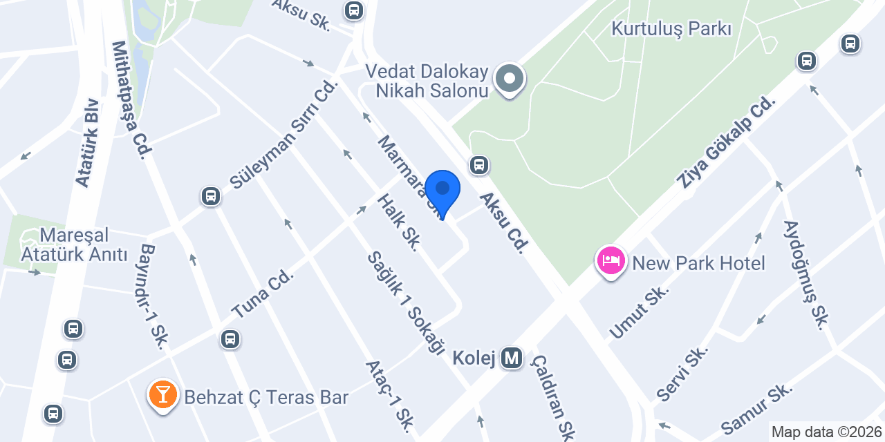 Songezgin Kitabevi Sahaf konumu