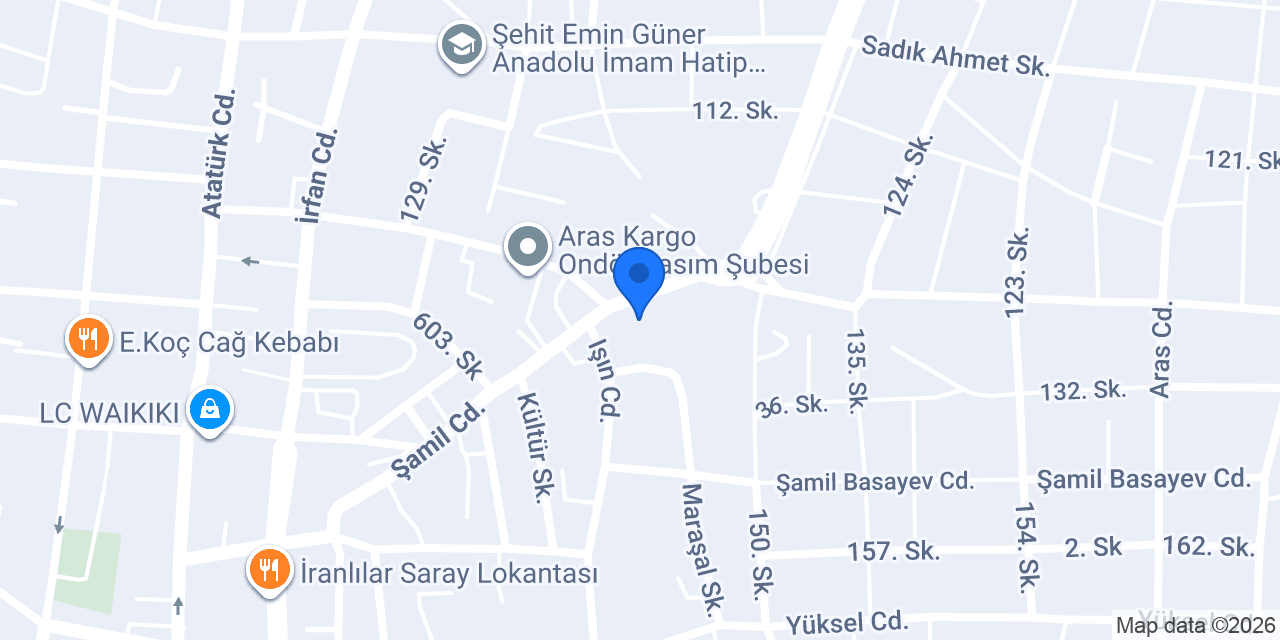 YAŞAM VETERİNER KLİNİĞİ konumu
