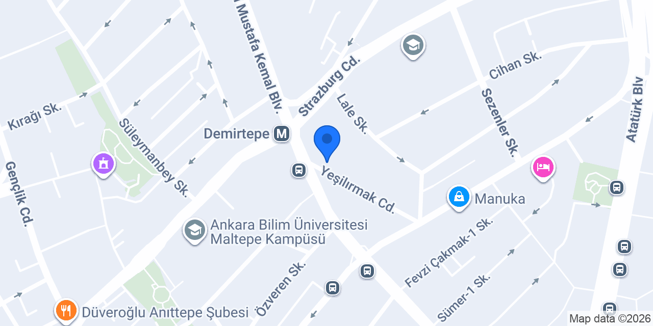 Avukat Mehmet Toprak ALPİROĞLU konumu