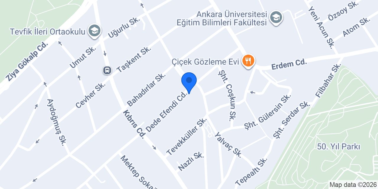 Özge Hatun Bayan Kuaför konumu