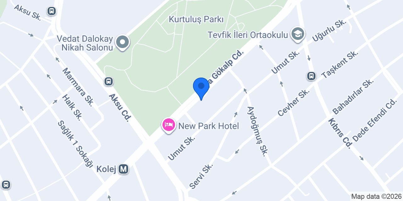VakıfBank Kolej Şubesi konumu