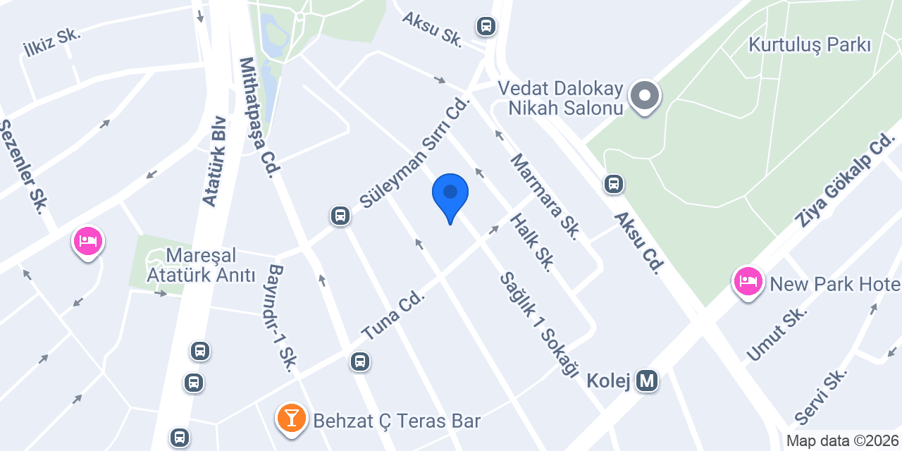 Mavi Tuna Erkek Kuaförü konumu