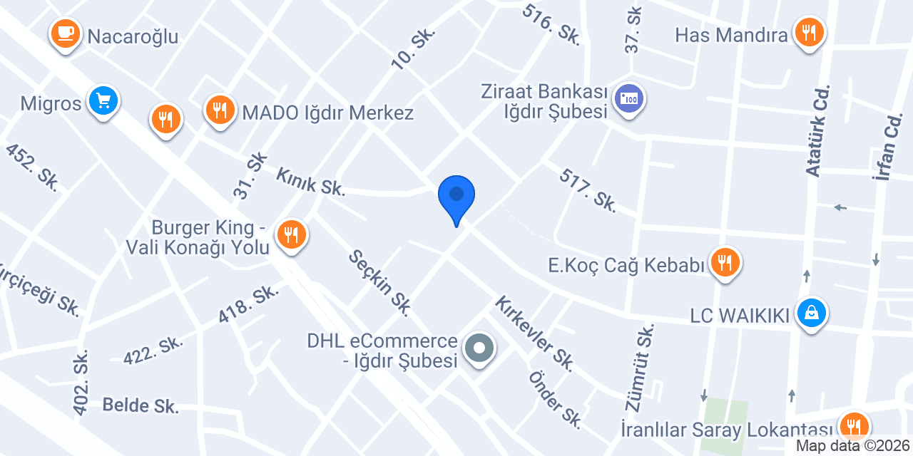 antep Lahmacun & pide, Kebap konumu