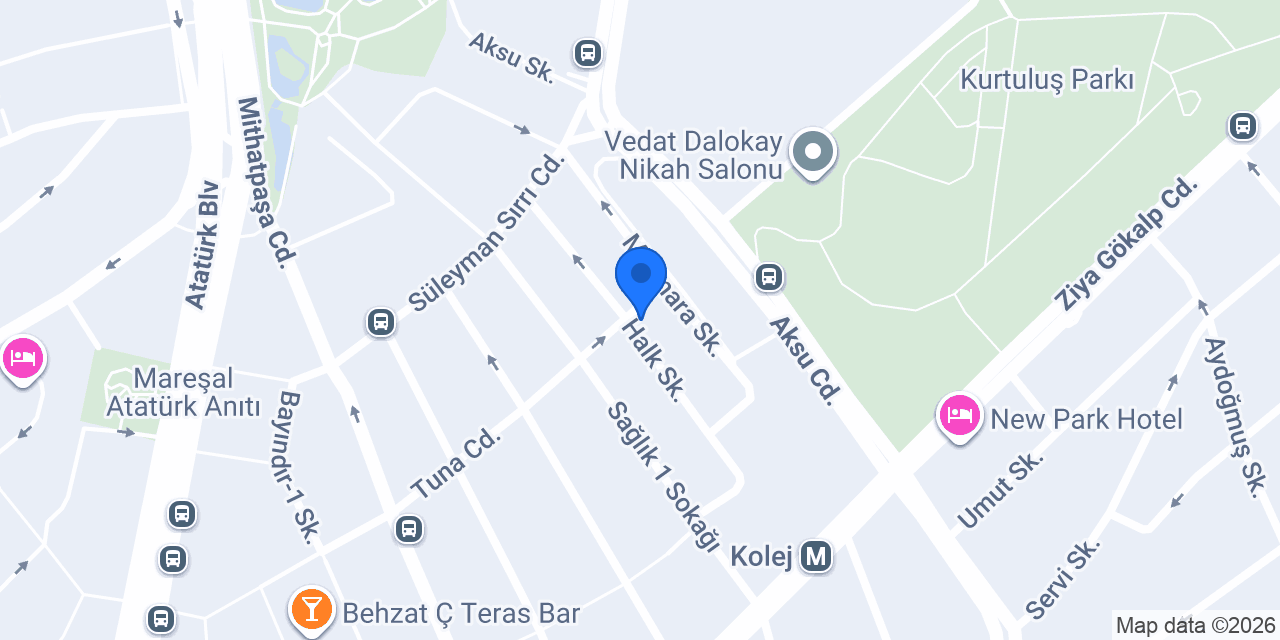 Kıbrıs Evi Restaurant konumu