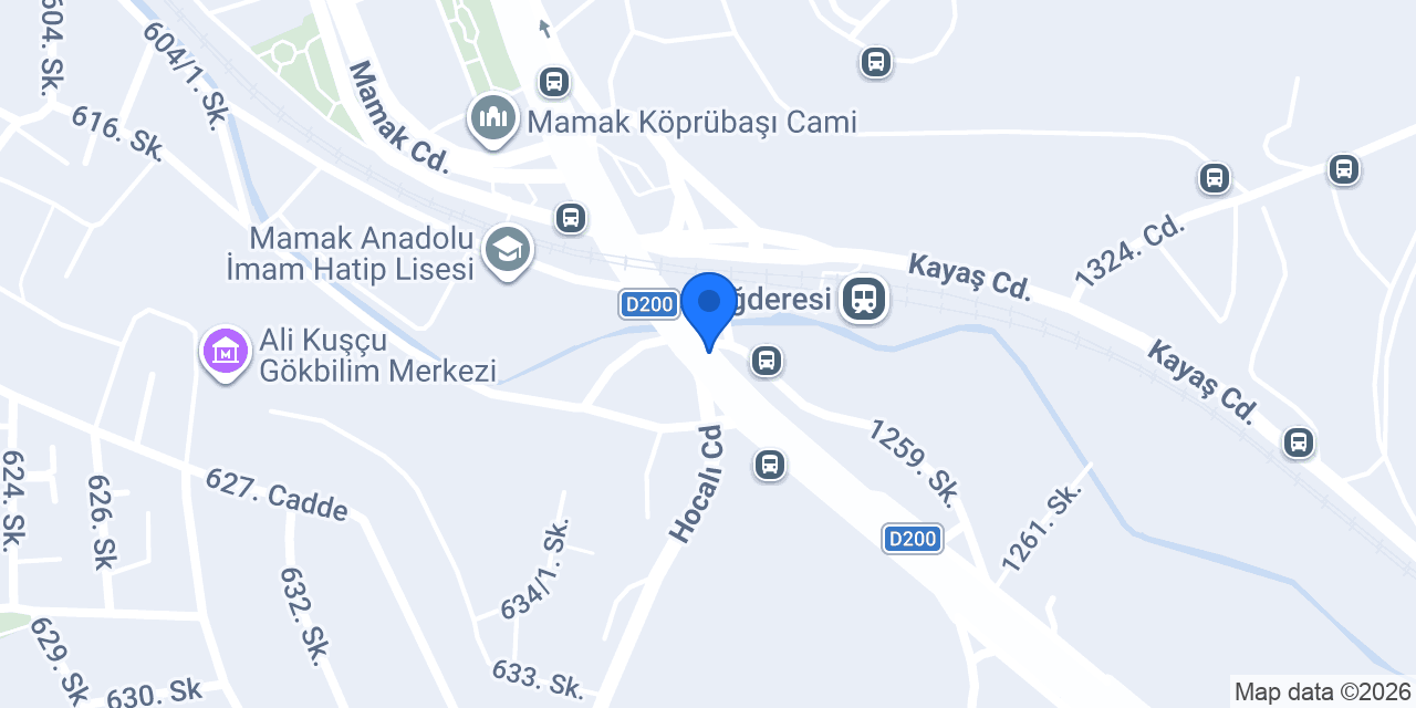 YEŞİLBAYIR Taksi konumu