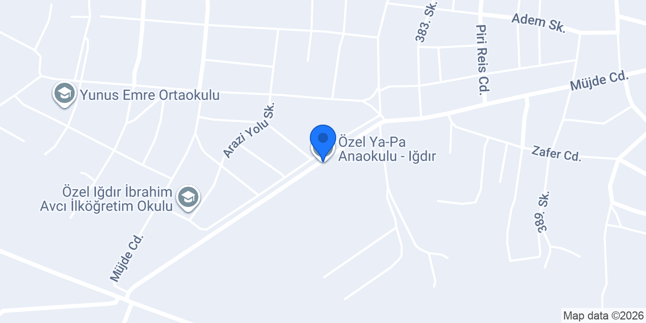 Özel Ya-Pa Anaokulu - Iğdır konumu