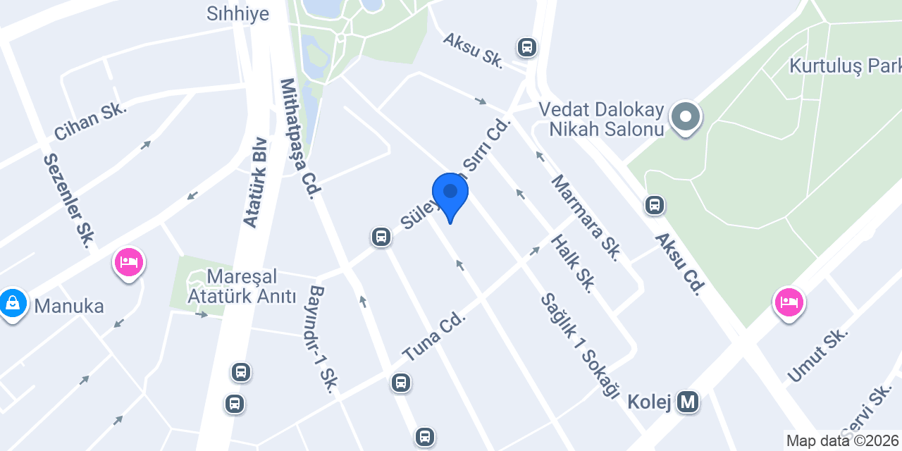 DHL eCommerce - Kolej Şubesi konumu