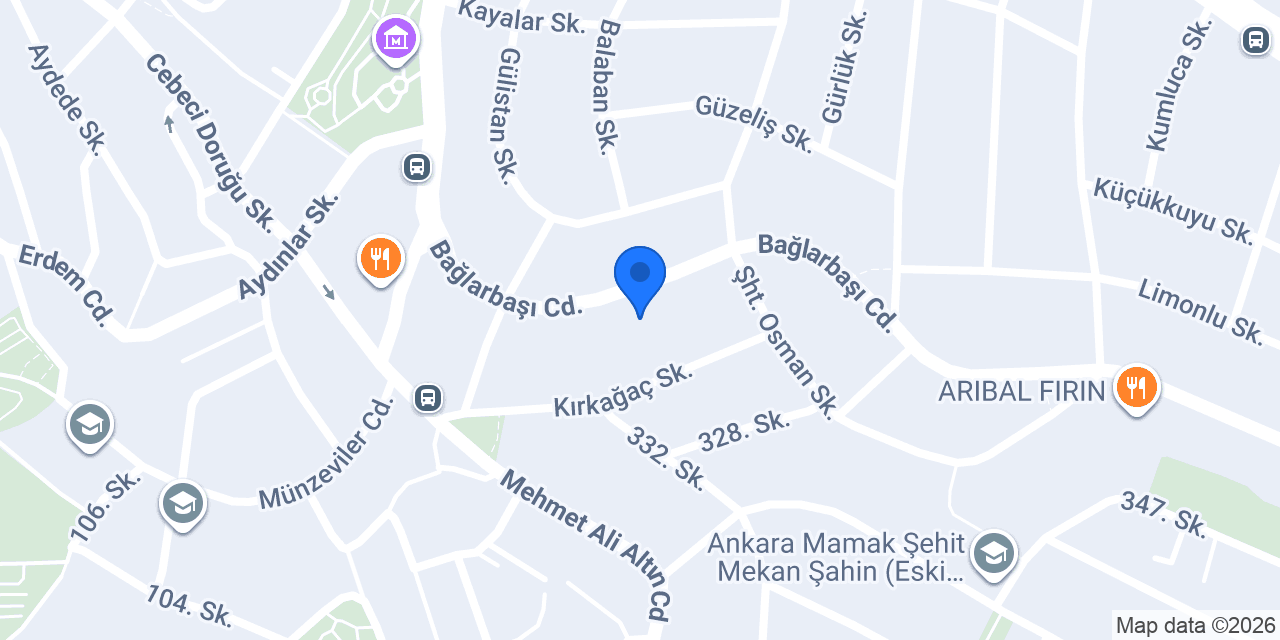 Özkılıçlar Halı Yıkama konumu