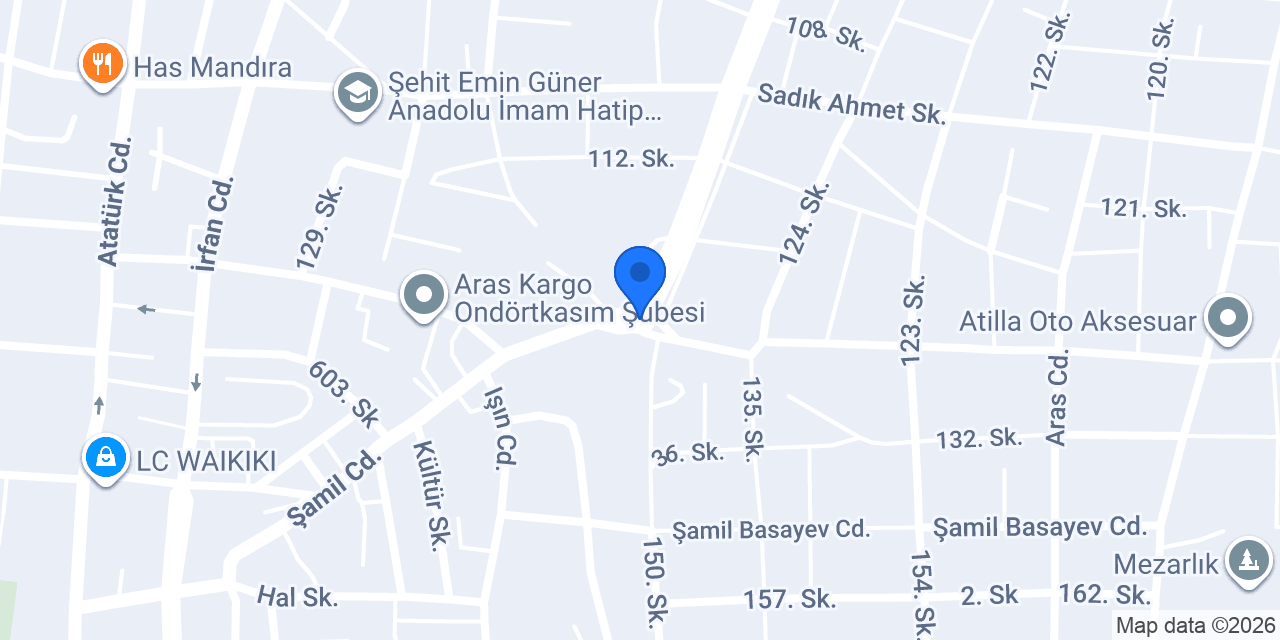 Can yapı dekorasyon konumu