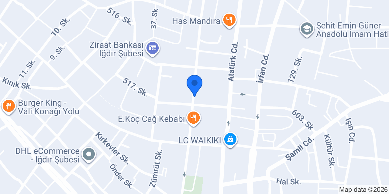 Iğdır Alagöz Nakliyat konumu