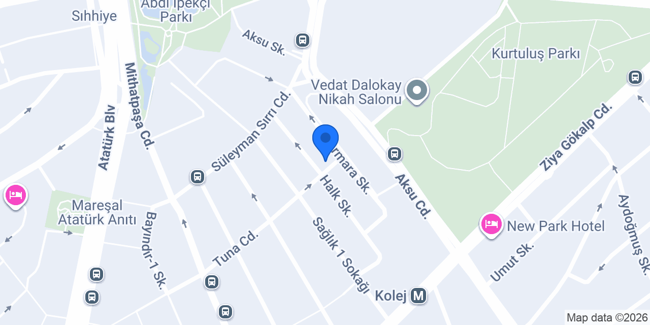 Akıncılar Kuru Temizleme konumu