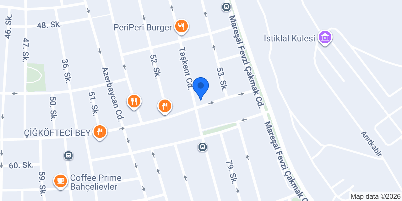 PARLAK Eczanesi konumu