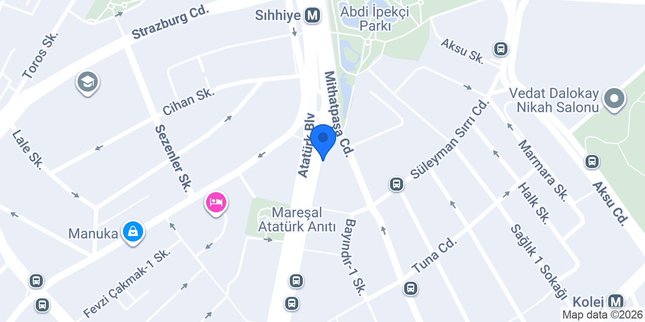 Uğur Kurs Kızılay konumu