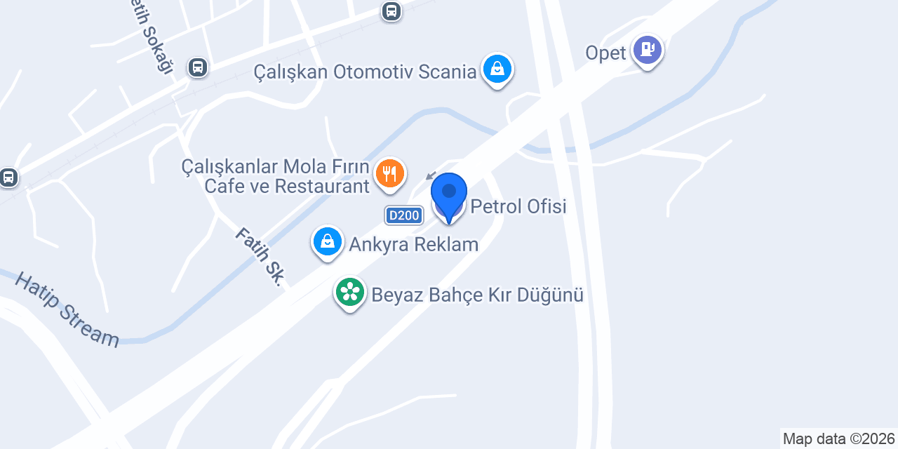 Petrol Ofisi konumu