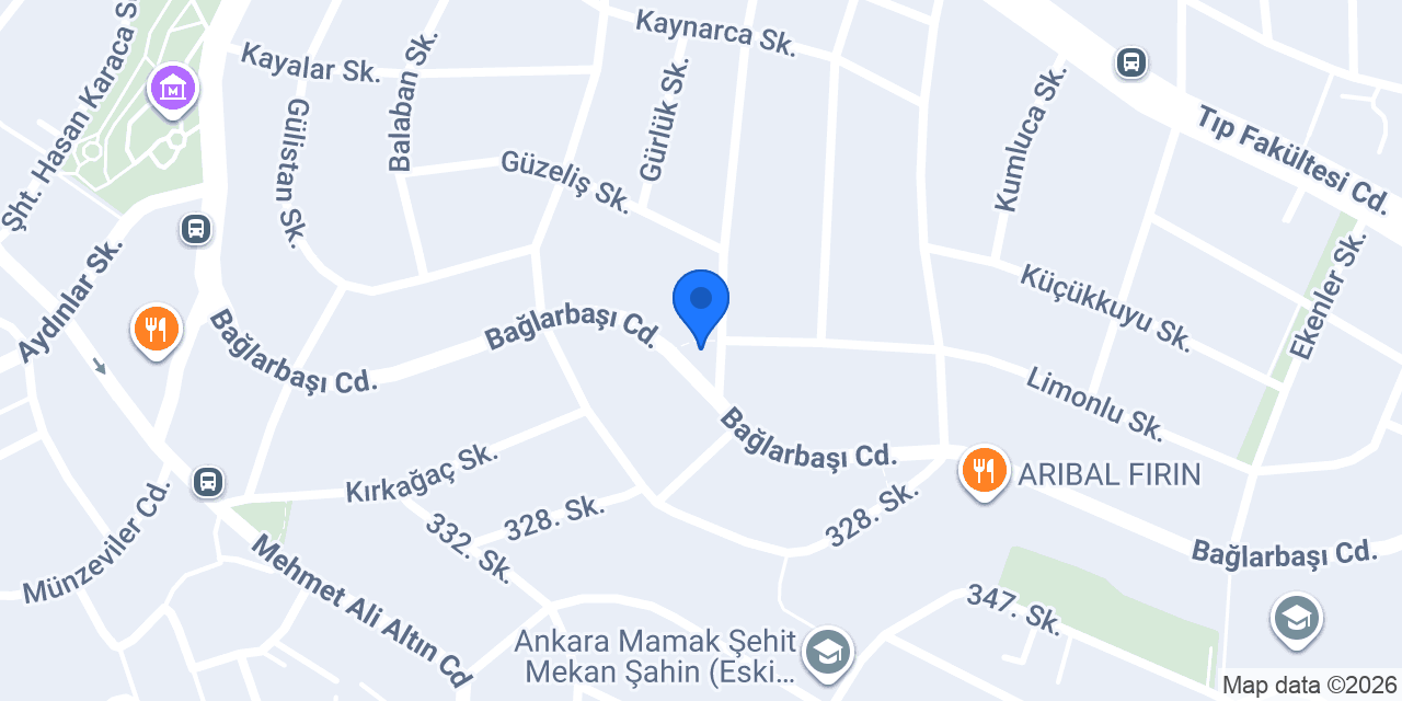 Bağlarbaşı Parkı konumu