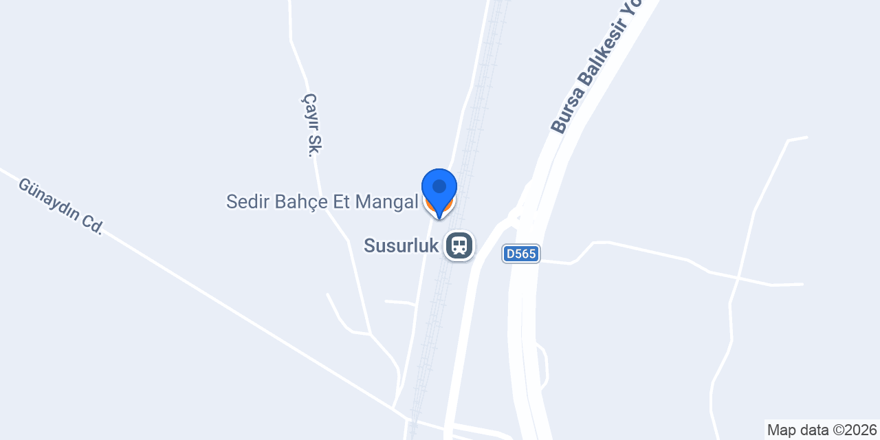 Sedir Bahçe Et Mangal konumu