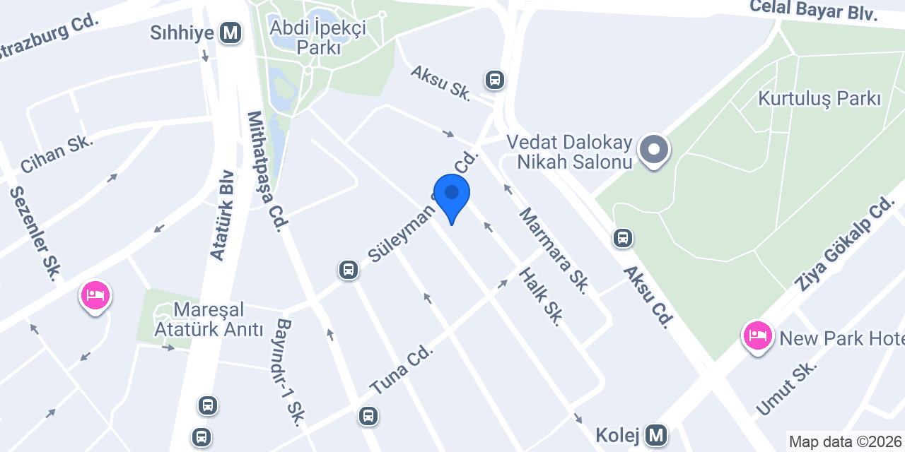 Şeker İş Misafirhane konumu