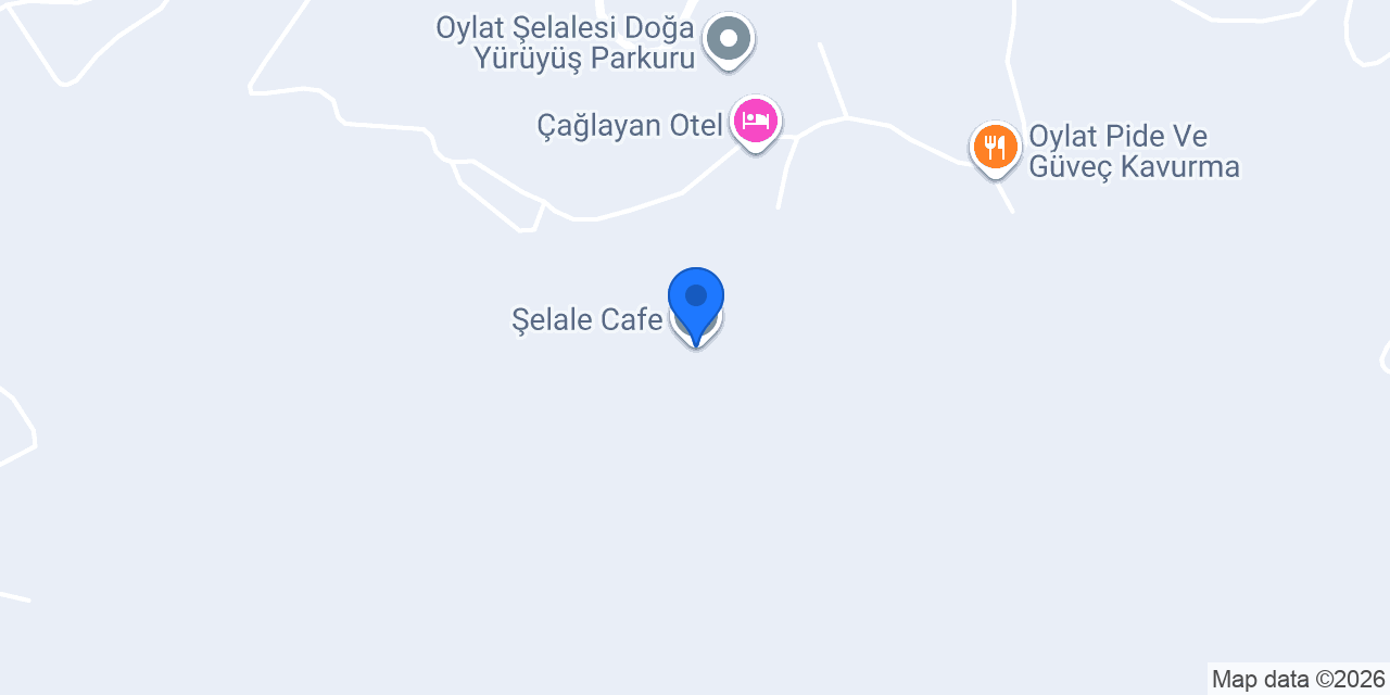 Şelale Cafe konumu