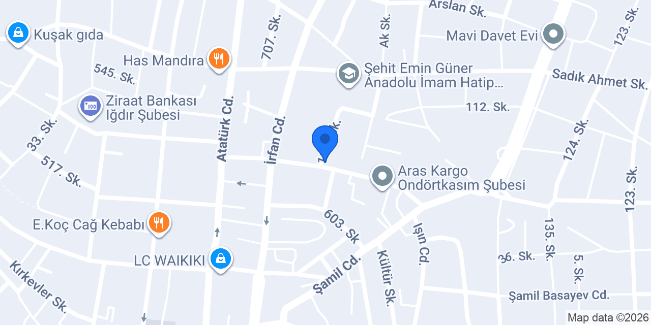 Kar Aras Uluslararası Nakliye konumu