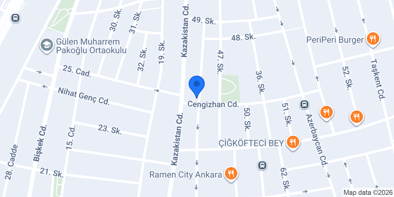 Komutan Yapı & Dekorasyon konumu