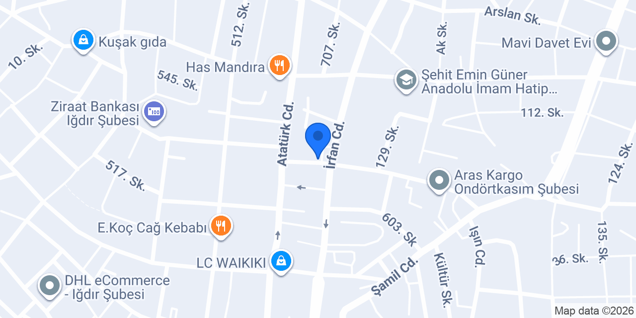 Resume Iğdır Çiğ Köfte konumu