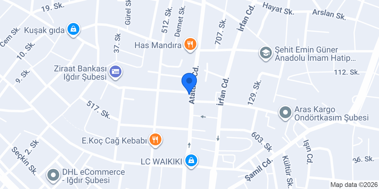 ATM DÖNER konumu