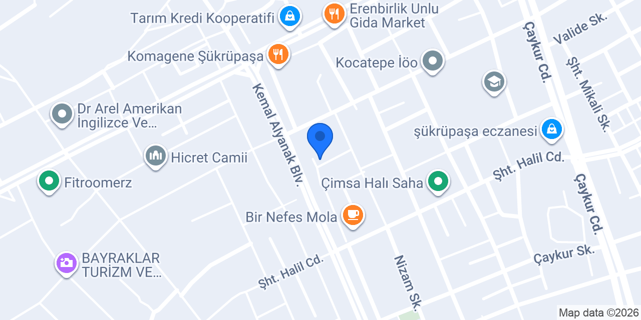 ŞükrüPaşa Park Döner konumu
